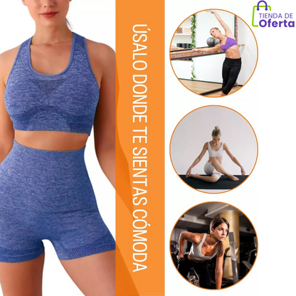 Conjunto Deportivo Seamless Push Up: Estilo, Comodidad y Rendimiento en Cada Movimiento