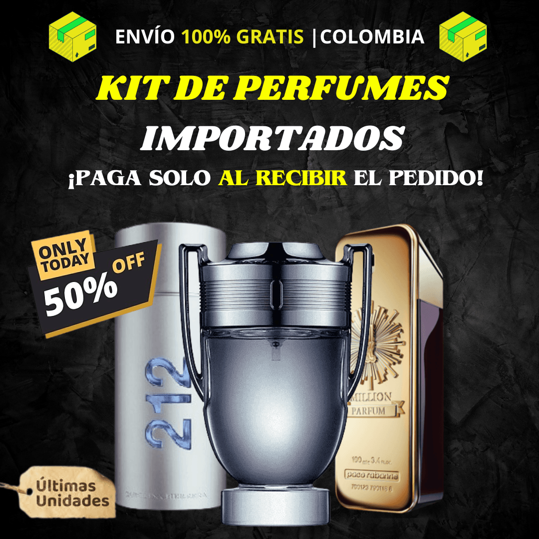 🔥 PROMOCIÓN [COMPRA 1 LLÉVATE 3] - 1 PERFUME ONE MILLION 100ML + 1 PERFUME 212 MEN 100ML + 1 PERFUME INVICTUS 100ML] 🌟¡SOLO HOY! 🔥