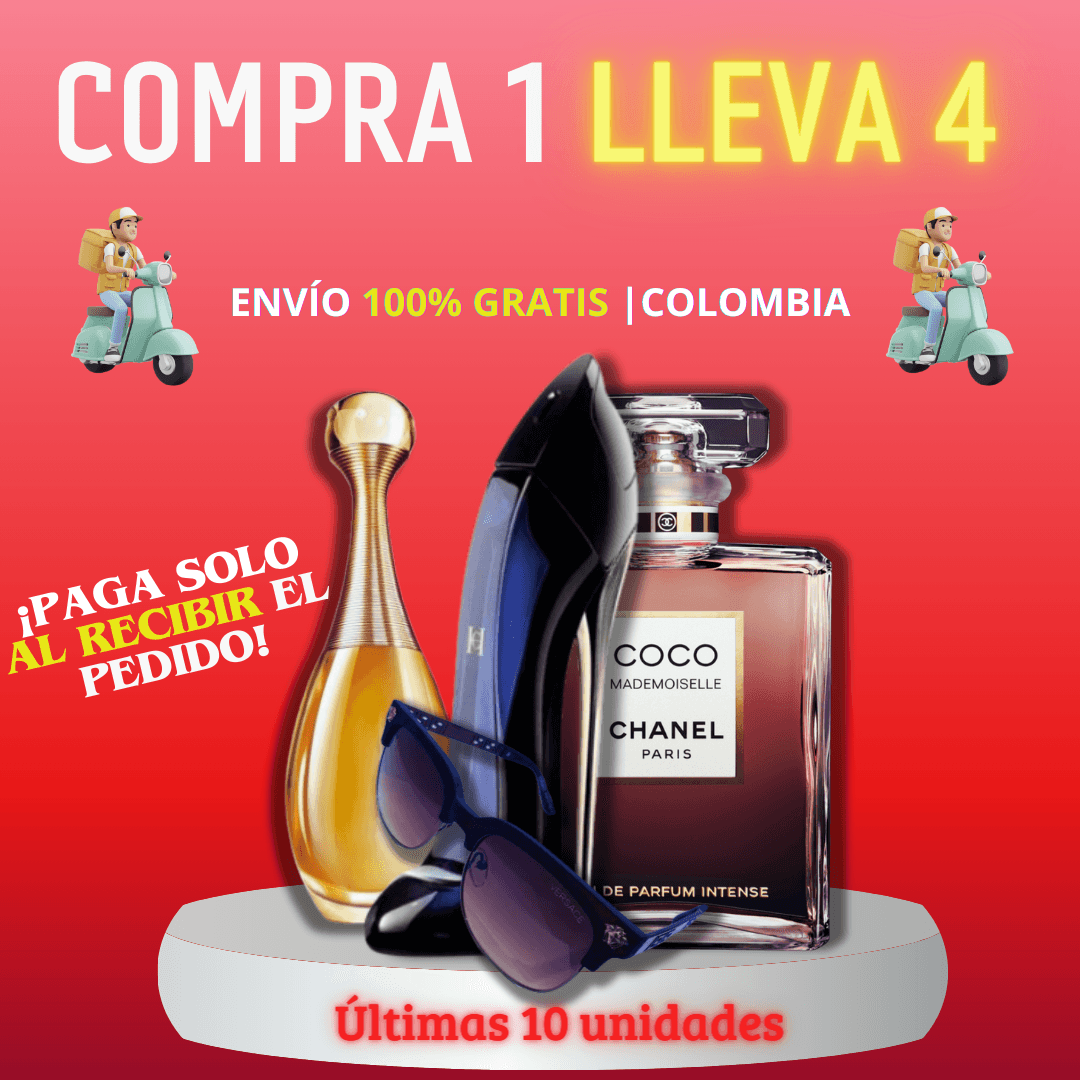 🔥 PROMOCIÓN [COMPRA 1 LLÉVATE 3] - Kit de Perfumes Importados | Good Girl Carolina Herrera | Jadore Dior | Coco Mademoiselle Chanel - [100ML CADA UNO] 🌟 ¡Sólo hoy! 🌟