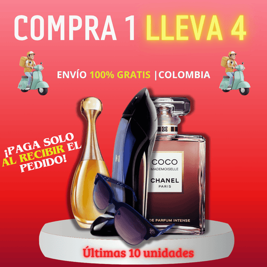 🔥 PROMOCIÓN [COMPRA 1 LLÉVATE 3] - Kit de Perfumes Importados | Good Girl Carolina Herrera | Jadore Dior | Coco Mademoiselle Chanel - [100ML CADA UNO] 🌟 ¡Sólo hoy! 🌟
