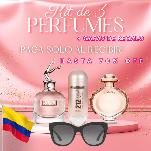 🔥 PROMOCIÓN [COMPRA 1 LLÉVATE 3] - PERFUME 212 VIP ROSE | PERFUME SCANDAL LE PARFUM | PERFUME OLYMPÉA PACO RABANNE | [100ML CADA UNO] 🌟 ¡Sólo hoy! 🌟
